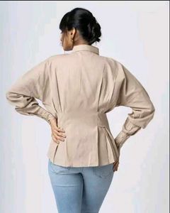 stylish casual wear shirt top with pleats