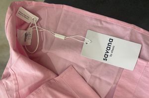 Pink Oversized Button-Up Shirt
