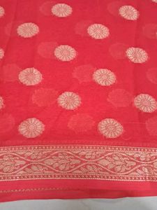 Red Banarasi Silk Saree