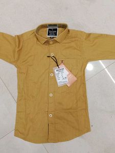 Terno Mustard Yellow Casual Shirt