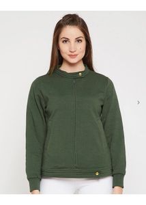 Women's Green Bomber Jacket