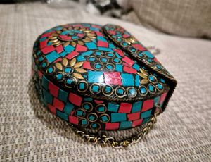 Vintage Mosaic Clutch Bag
