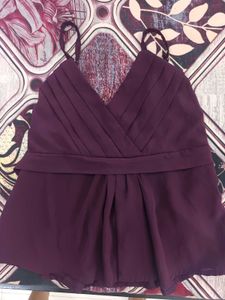 Elegant Purple Camisole Top