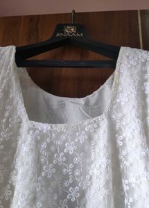 White Embroidered Tunic