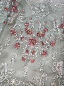 Elegant pakistani Embroidered Kurta Set
