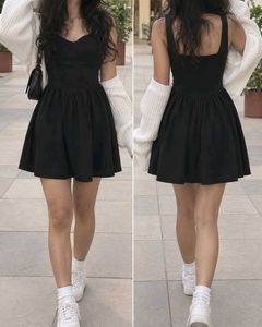 Chic Black A-Line Mini Dress