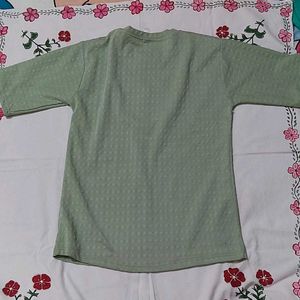 olive Textured T-Shirt