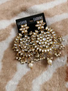 Stunning Gold Jhumka Earrings