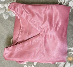 Pink Satin Dress