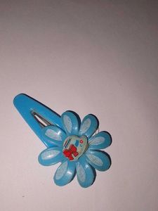 Blue Flower Hair Clip