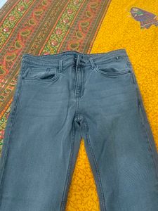 Stylish Grey Denim Jeans