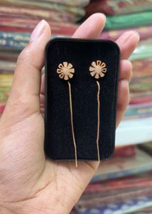 Elegant Flower Drop Earrings