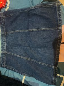 Denim Mini Skirt
