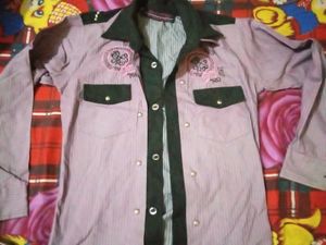 Striped Button-Down Shirt