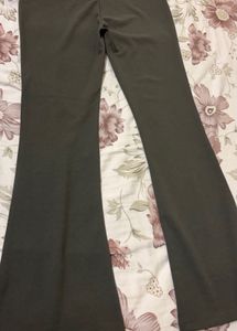 Stylish Olive Green Flared Pants