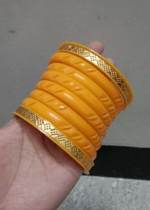 Yellow & Gold Bangle Set