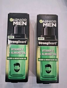 Garnier Men Beard & Moustache Oil 30ml (2 PACK)
