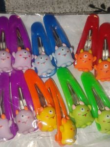 Cute Monster Hair Clips (Set of 10)