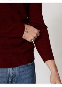 Maroon Knit Sweater