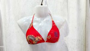 4258. Red bralette