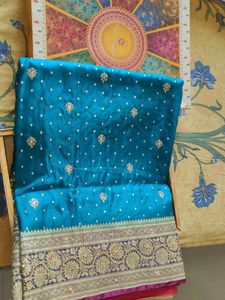 Embellished Silk Saree