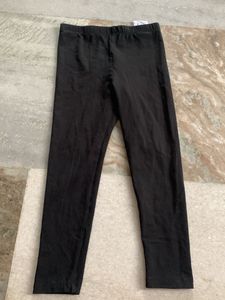 Classic Black Cotton Leggings