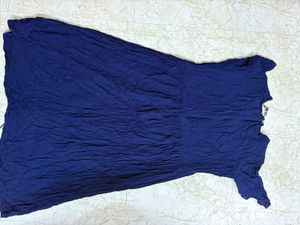 (combo dresses)White Kurta and blue fr