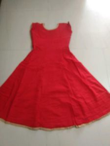 Elegant Red Embroidered Kurta Set