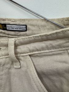 Beige Cargo Pants