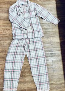 Night Suit- Flannel Materia- Shirt & Pajamas