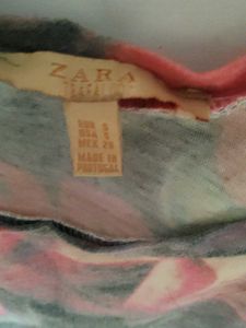 Zara Rose Print Top