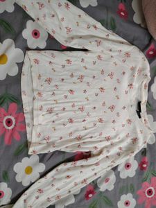 Floral Print Long Sleeve Top