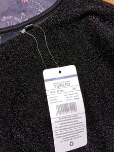Sparkly Black Fig Dress