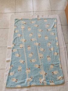 Cute Bunny Baby Blanket