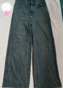 stonn savana Wide Leg Denim Jeans+baggy😋😍