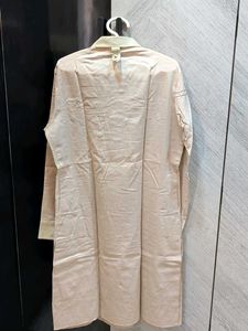 Men's Beige Ethnic Kurta