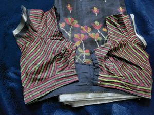 Beautiful Floral Saree with Blouse