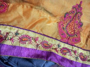 Embroidered Fabric Piece