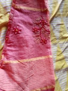 Pink Embroidered Kurta