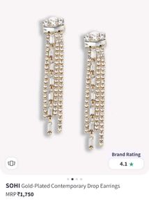 Designer Diamond Drop Earrings