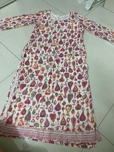 White Printed Kurta