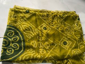 Boho Bandhani Print Saree