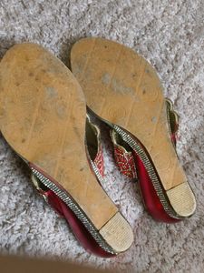 Party Wear Stone Work Heels