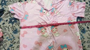 Cute Pink Korean Nightsuit
