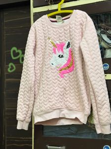 Girls' Adorable Unicorn Sweatshirt