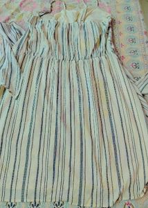 Striped Wrap Dress