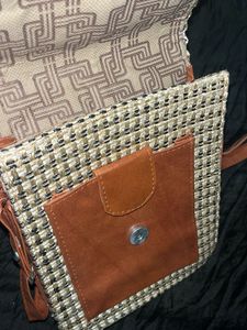 Boho Woven Crossbody Bag