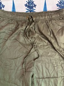 Westside Gia Curves Olive Green Pants