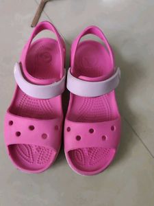 Pink Crocs Sandals