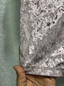 Metallic Velvet T-Shirt